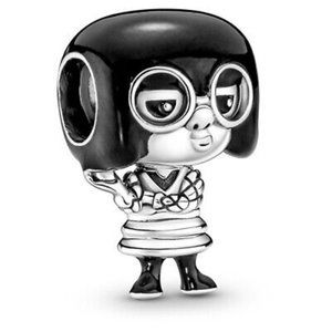 Authentic Pandora Disney The Incredibles Edna Charm with Black Enamel - 792026C0